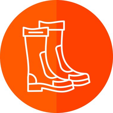 Welly bot simgesi, vektör illüstrasyon tasarımı