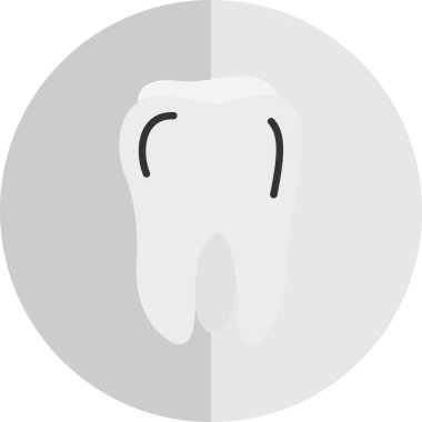 Diş simgesi, vektör illüstrasyon degisn