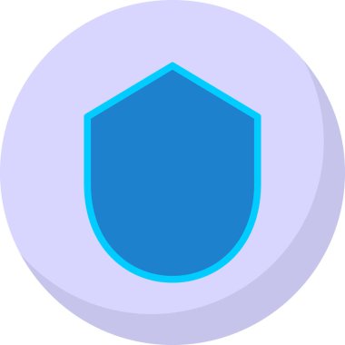 kalkan simgesi, vektör illüstrasyonu basit tasarım