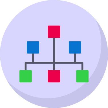 Durum haritası simgesi, vektör illüstrasyonu basit tasarım