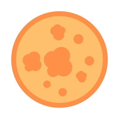 Ay. Web simgesi basit illüstrasyon