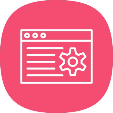 seo modern simgesinin vektör illüstrasyonu