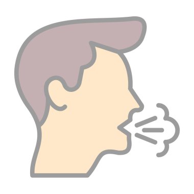 Burnu ve sigarası olan genç bir erkek.