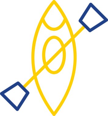 Kano yassı simgesinin vektör illüstrasyonu