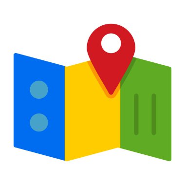 harita pin konumu simgesi düz biçimli