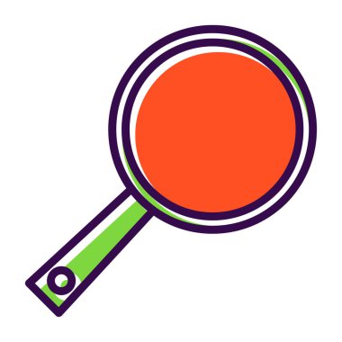 Büyüteç simgesi. vektör illüstrasyonu 