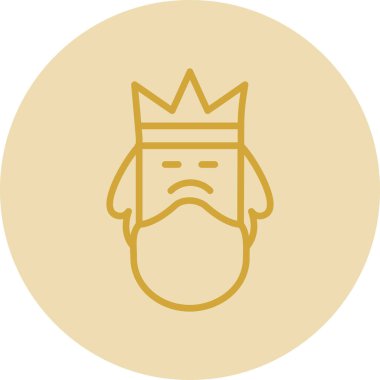 Poseidon simgesi. Mitoloji ikonu elementi. Web sitesi tasarımı ve geliştirilmesi için ince çizgi simgesi