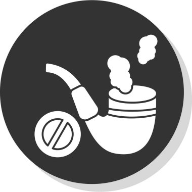 tüten boru simgesi, vektör illüstrasyonu basit tasarım