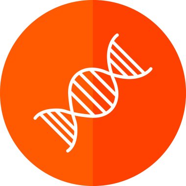 dna. Web simgesi basit illüstrasyon 