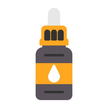 Sprey şişe simgesi, vektör düz tasarım