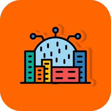 vektör şehir resimleme