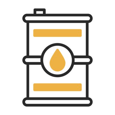 Petrol varil simge vektör çizim