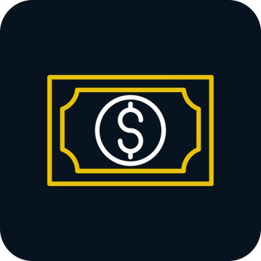 Web ve mobil uygulama tasarımınız için para simgesi, dolar logosu konsepti 