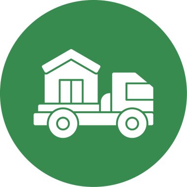 teslimat veya kargo kamyonu simgesi 