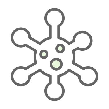 vektör kar tanesi simgesi illüstrasyonu