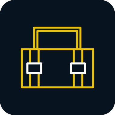  Evrak Çantası'nı web simge vektör çizim 