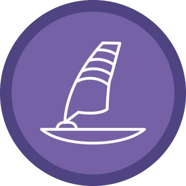 Tekne. Web simgesi basit illüstrasyon 