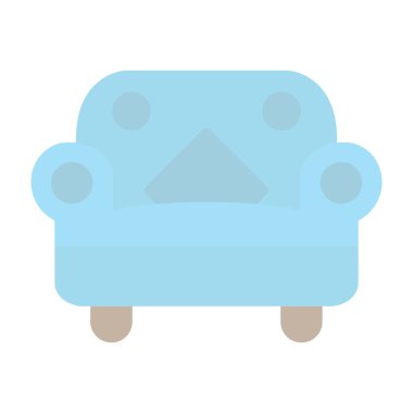 Kanepe. Web simgesi basit tasarım