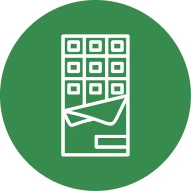 Modern b 'nin vektör illüstrasyonu eksik simgesi