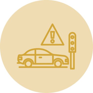 - Araba. Web simgesi basit illüstrasyon