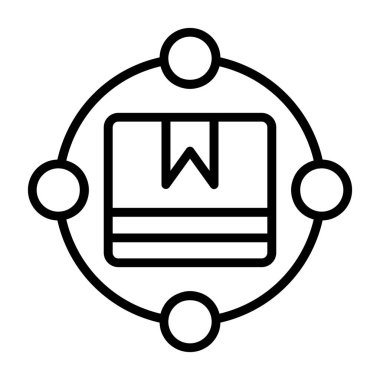 ağ paylaşım vektörü simgesi