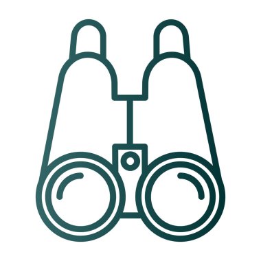 Dürbün simgesi, logo illüstrasyonu