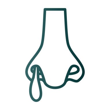 bir çift yeşil eldivenin yeşil çizgi simgesi