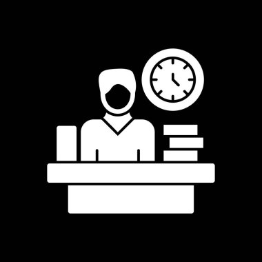 zaman simgesi, vektör illüstrasyonu