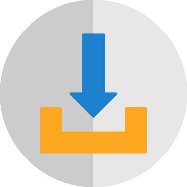 İndir. Web simgesi basit illüstrasyon