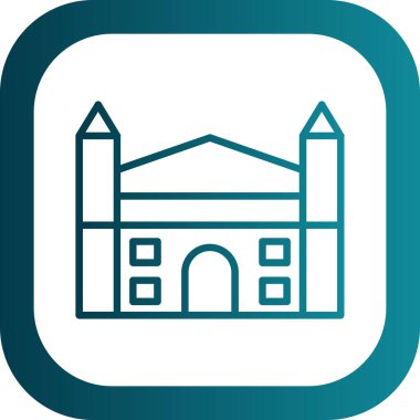 eşsiz yapı çizgisi vektör simgesi