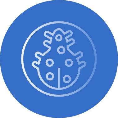 Virüs ikonu vektör illüstrasyonu