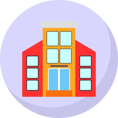 Daire. Web simgesi basit illüstrasyon