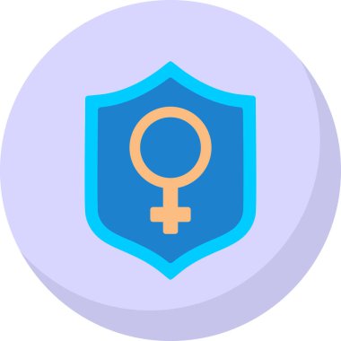 Kadınlar. Web simgesi basit illüstrasyon