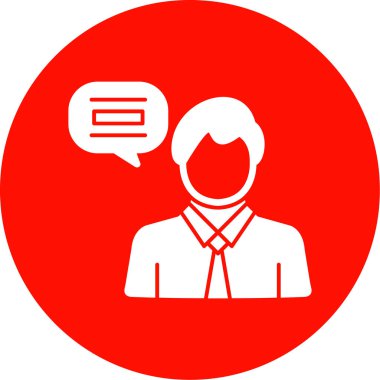 İnsan simgesinin vektör illüstrasyonu