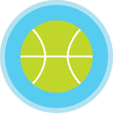 Basketbol topu vektör simgesi