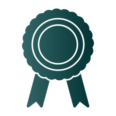 Madalya. Web simgesi basit illüstrasyon