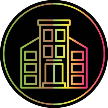 Daire. Web simgesi basit illüstrasyon