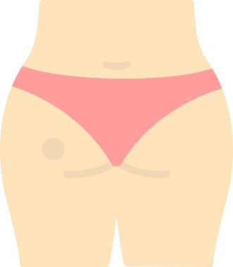 Vücut yağı ikonu. Basit tasarım