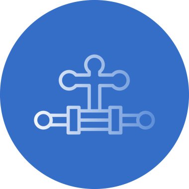 Modern simgenin vektör illüstrasyonu