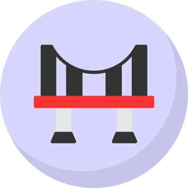 bariyer simgesi, modern tasarım illüstrasyonu