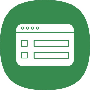 Ağ tarayıcı simgesi soyut arkaplanda izole edildi