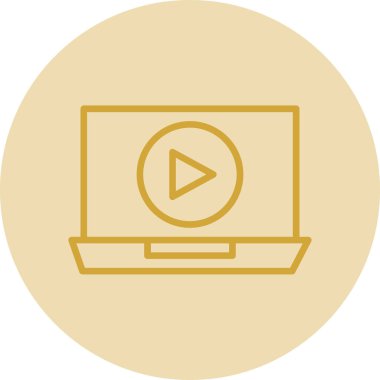 video simgesi vektör illüstrasyonu