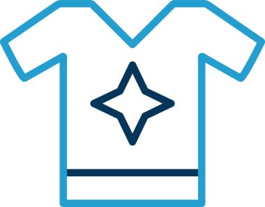 t-shirt simgesi, vektör illüstrasyonu basit tasarım