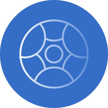 Futbol ikonu. vektör illüstrasyonu