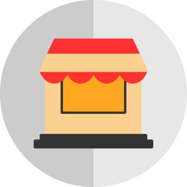 Basit depolama simgesi, vektör illüstrasyon tasarımı