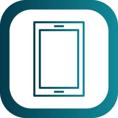 Arkaplanda akıllı telefon simgesi izole edildi. Web sitesi, uygulama, cep telefonu sembolü ve akıllı telefon logosu için son moda telefon şablonu