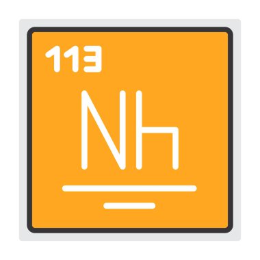 periyodik tablo simgesi, basit biçim