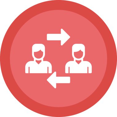 İş simgesinin vektör illüstrasyonu