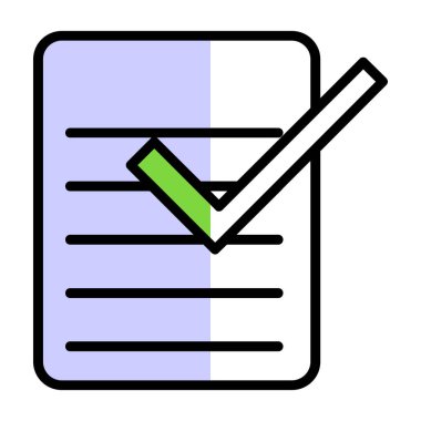 Listedeki işaretleri kontrol et. Basit resimleme