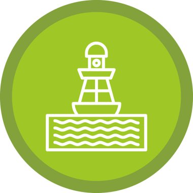 Simge vektör çizim şamandıra 